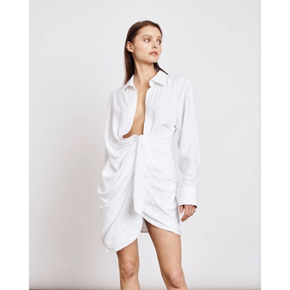 JACQUEMUS La Robe Bahia White - Picture 8 of 11
